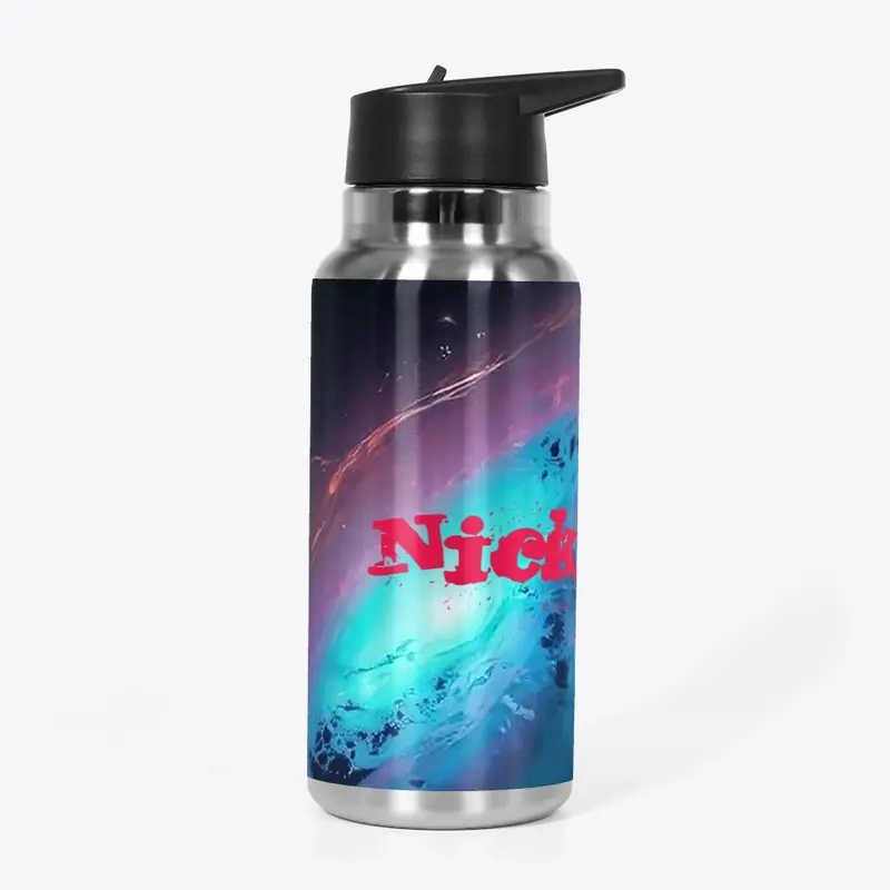 Nicktronic Blue-ZoneStainlessWaterBottle