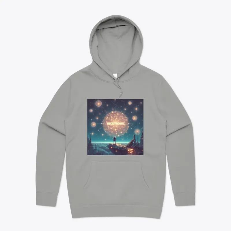 Nicktronic Space Travels Stencil Hoodie