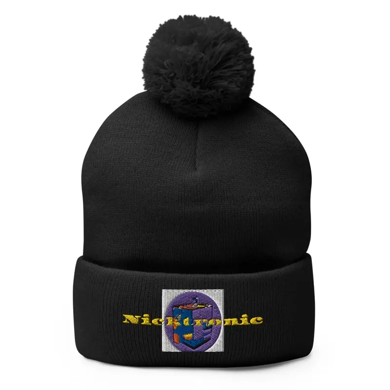 Nicktronic Oh God! Pom Pom Beanie Cap